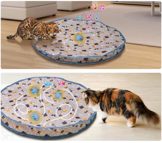 HuntPlay Pawly™ – Tapete Interativo com Bola Inteligente